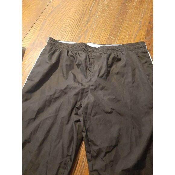 XL 16/18 Danskin Black White Athletic Track Pant Casual Drawstring Waist Lined - Picture 3 of 5